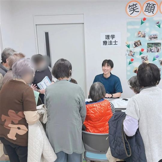 健康相談の様子